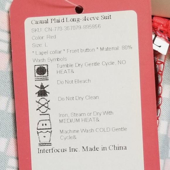 4/$20 ♥ Vintage Style Plaid Blazer (S/M) NWT - Picture 6 of 8